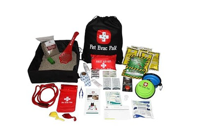 Emergency Kit for Cats in Cinch Bag