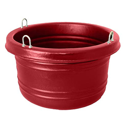 Horsemen's Pride 001 Jolly Pets Feed Tub, Red, One Size