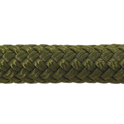 14FT Lead Rope with NP Snap - color: Olive Green, size: 14 ft. Nickel Trigger Snap
