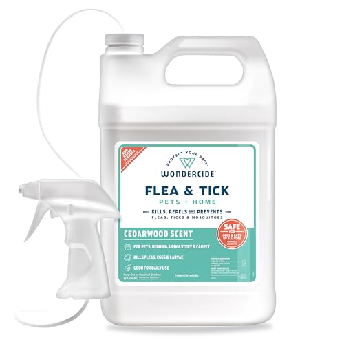 Wondercide - Flea Tick & Mosquito Spray for Pets & Home - Cedarwood 128 oz - color: Cedarwood, size: 128 OZ