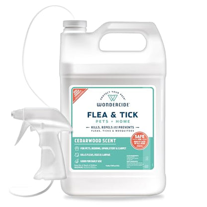 Wondercide - Flea Tick & Mosquito Spray for Pets & Home - Cedarwood 128 oz - color: Cedarwood, size: 128 OZ