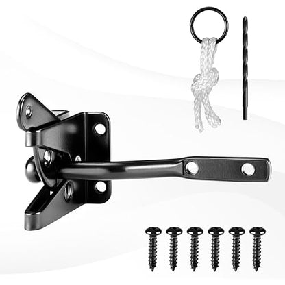 Gate Corner Brace Kit, Adjustable Anti-Sag Hardware for Wooden Gates
