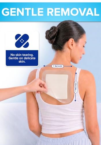 10Pcs Silicone Foam Dressing | 7x7 Bed Sore Bandages | Wound Care FSA&HSA - size: 7x7 10ct