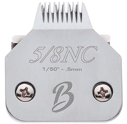 Detachable A Series 5/8 Narrow Cut Blade Dog Grooming Cut Length 1/50" - 0.5mm Ideal for Toe Blade Japanese Carbonized Steel | Compatible A5 Series (5/8NC) - color: 58NC (1/50" - 0.5mm)