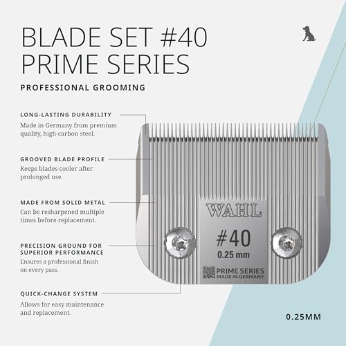 Wahl Pro Animal Prime Series Blade, 0.25 mm, #40 - size: #40
