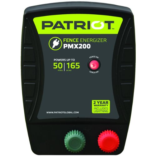 Patriot PMX200 Electric Fence Energizer, 2.0 Joule