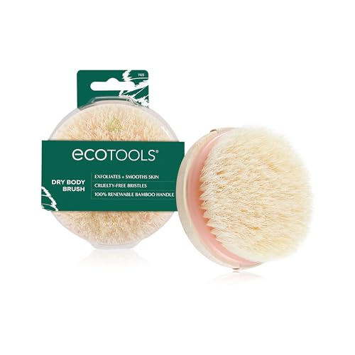 EcoTools Dry Body Brush for Dry Brushing, Smooth Skin, 1 Count - color: No Color, size: 1 Count (Pack of 1)