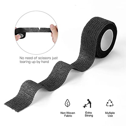 Self Adhesive Bandage Wrap 24Pack 2" x 5 Yards Self Adherent Cohesive Bandages Wrap Breathable Athletic Elastic First Aid Wrap Sport Elastic Tape for Sports, Ankle, Knee, Swelling & Wrist sprains