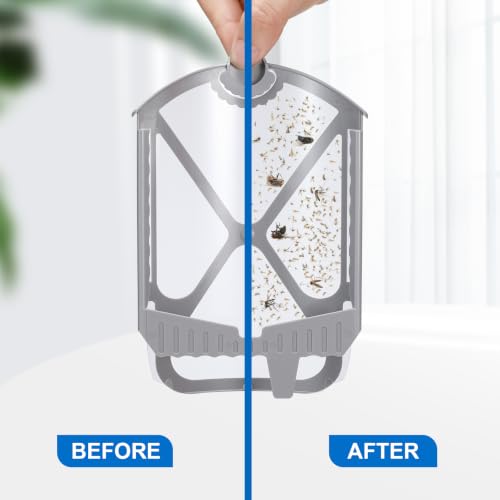 2 Flying Insect Traps & 2 Cartridges - Compatible with Refills