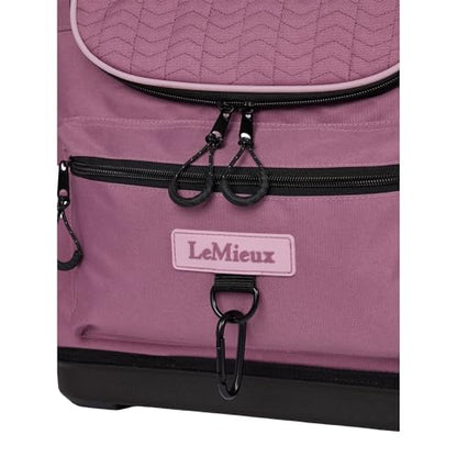 LeMieux Elite Pro Grooming Bag - Horse Grooming Bag - Strong Waterproof Denier Outer - Padded Adjustable Shoulder Strap - One Size - color: Mallow