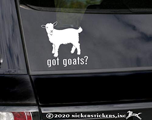 Got Goats? NickerStickers® Pygmy Goat Vinyl Window Decal Sticker