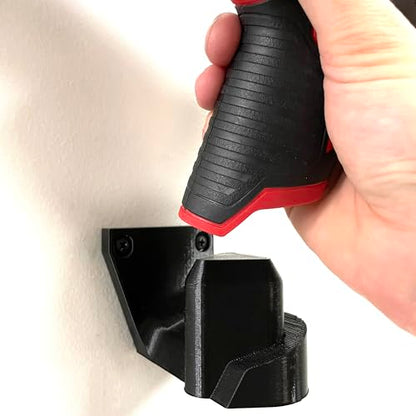 Spartan Mounts for Milwaukee M12 Tool | Wall Display Hook Holder Power Tool Storage | Blog DIY Strong Low Profile Bracket Convenient Easy Access Garage Organize (Circular Saw) - style: Circular Saw