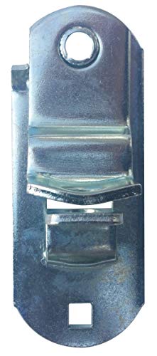 Trailer Door & Ramp Locking Hasp -4" Mounting- Cam Lock Latch Keeper -Zinc- Made in THE USA - size: 4" Center to Center Mounting