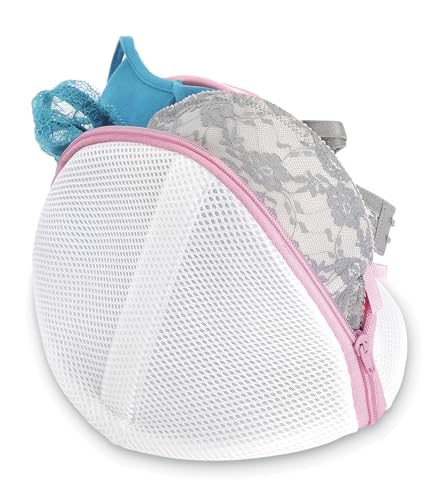 Whitmor Mesh Bra Wash Bag White - size: Small MESH BRA WASH BAG