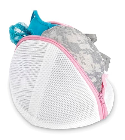 Whitmor Mesh Bra Wash Bag White - size: Small MESH BRA WASH BAG