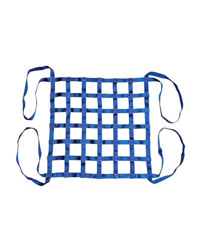 4.92' x 4.92' Heavy Duty Cargo Lifting Net, Blue - color: Blue, size: 4.92'X4.92'