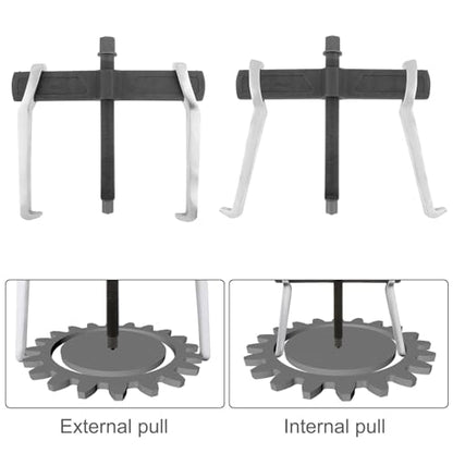 ChgImposs 14 Inch 2-Jaw Gear Puller, Adjustable CR-V Bearing Puller Gears, Removal Tool for External Internal Pulling, Puller Tool Separate Lifting Device - size: 14 INCH