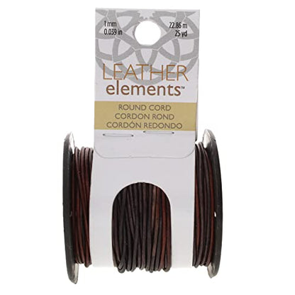 The Beadsmith Leather Cord – Gypsy Dyed Sippa – 1mm Spool – 25 Yards/22.86 Meters – Indian Leather Thong Ideal for Braiding, Beading, Necklaces, Fine Lacing, Hair Accessories & DIY Jewelry Making - size: 1mm, style: Gypsy Dyed Sippa – 25 Yards