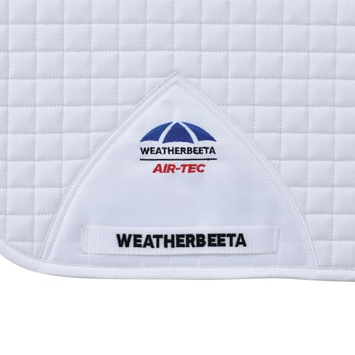 WeatherBeeta Prime Air-Tec Dressage Saddle Pad - color: White, size: Large