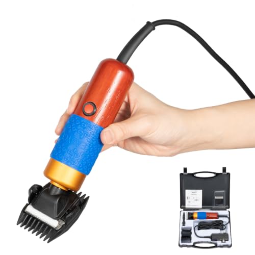 200W Electric Sheep Shears - Professional Animal Clippers with 2 Blades