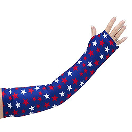 CastCoverz! Designer Arm Cast Cover - USA Stars - Small Long: 18" length X 9" circumference - Removable and Washable - Made in USA - color: Usa Pride, size: Small (Pack of 1)