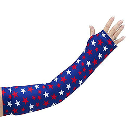 CastCoverz! Designer Arm Cast Cover - USA Stars - Small Long: 18" length X 9" circumference - Removable and Washable - Made in USA - color: Usa Pride, size: Small (Pack of 1)