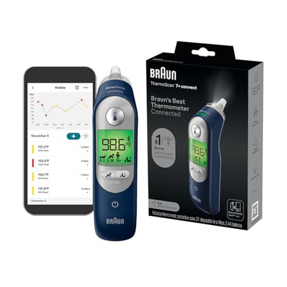 Braun ThermoScan 7+ Connect Digital Ear Thermometer for Kids - style: ThermoScan 7+ Connect