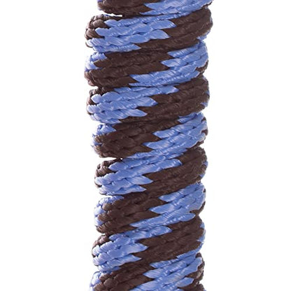 Equinavia Stella 8' Lead Rope with Snap Buckle - Light Blue/Brown - One Size - color: Light Blue/Brown