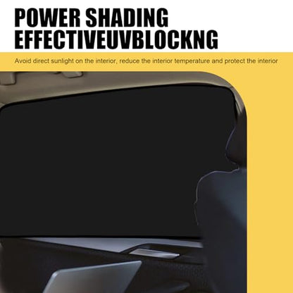 4 PCS Car Side Window Sunshade, Heat Insulation Sun Protection Window Visor, Car Privacy Protection Sunshade, Suitable for Most Cars (Black)