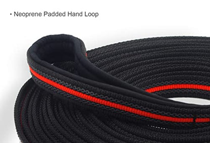 Long Dog Training Leash Dog Lead with Special Non-Slip Design and Padded Handle, 10/15/33/50 ft, for Any Size of Dogs - size: 15ft