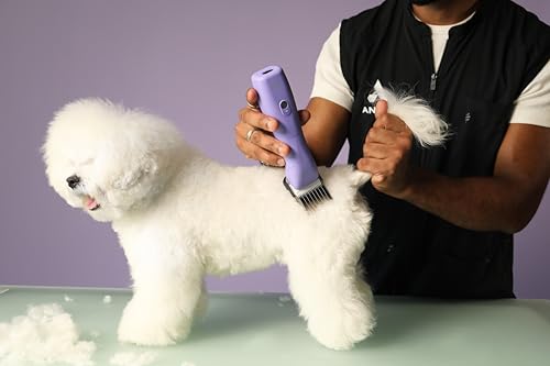 Andis 560489 Emerge Cordless Detachable Blade Dog Clipper, Purple - color: Purple