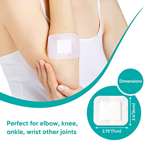 General Medi Sterile Island Dressing Bordered Gauze – 100 Count, 2.4" x 2.75" Gauze Pads, Wound Care Pad with Adhesive Border - Sterile, Soft & Highly Absorbent Medical Grade Dressing Pad - size: 2.4" x 2.75"(100 Count)