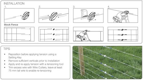 Gripple Wire Joiner for Fencing, Small (17-14 Gauge) - 20 Count