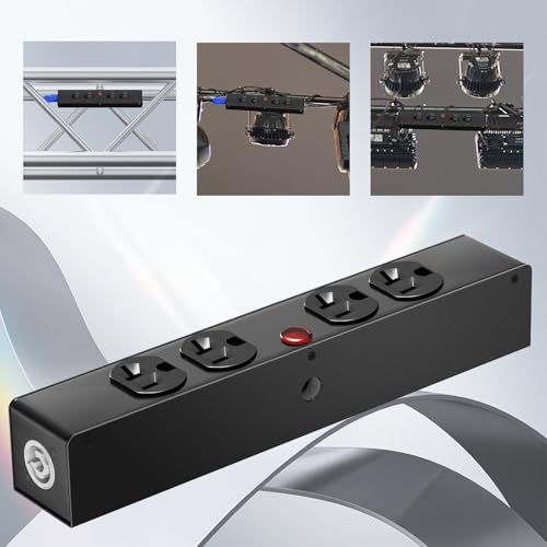 PowerCon Power Connector Box, 4 Edison Power