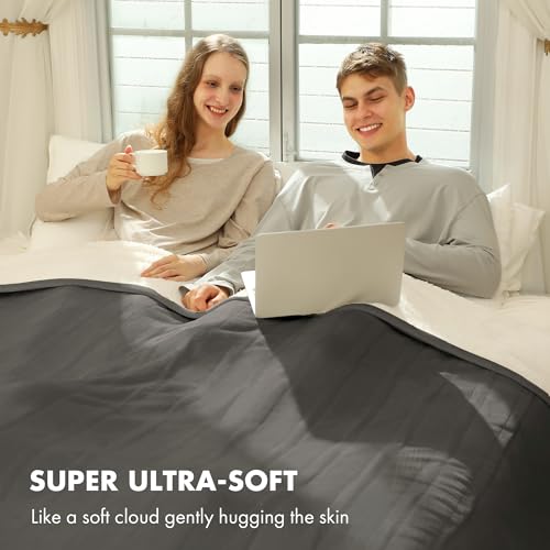 Electric Blanket Queen Grey with Dual Control, Overheat Protection - color: 06 - Grey, size: Queen - 84" x 90"