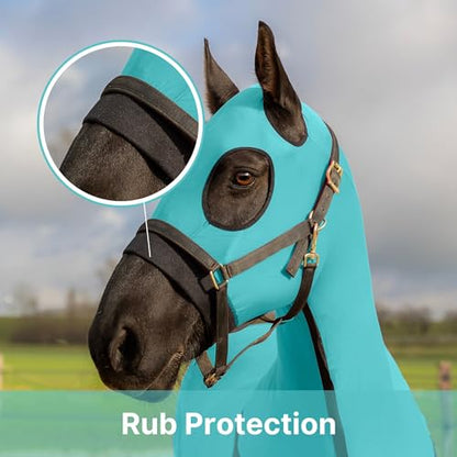 RESISTANCE Full Body Slinky with Zipper Hood and Belly Wrap, Various Sizes and Colors - color: Turquoise, size: Medium