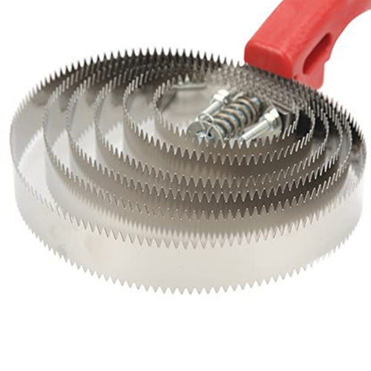 Curry Comb 6 Turns Stainless Steel Itch Relief Horse Brushes for Anim