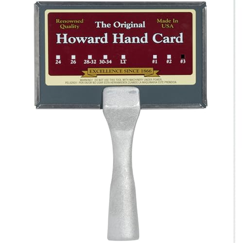 Premier 1 Supplies Howard Hand Card for Wool & Livestock (#3 - Fine) - style: #3 - Fine