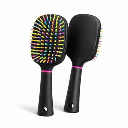 2PCS Rainbow Air Cushion Grooming Brush for Horses Dogs Cats