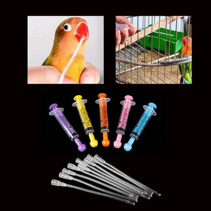 Puppy Tube Feeding Kit, 5 Sets Pet Feeding Syringes with Soft Feeding Tubes, Reusable Kitten Feeding Supplies for Puppies, Kittens, Rabbits, Birds, Goats and Small Animals