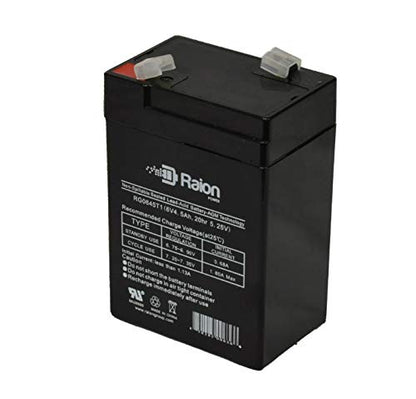 Raion Power 6V 4.5Ah Compatible Replacement Rechargeable AGM Battery for Gallagher S20 V2 (2018 Later) Solar Fence Energizer