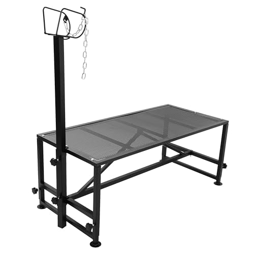 Kojem Milking Stand 51x23 Inches, Livestock Trimming Stand for Goats,
