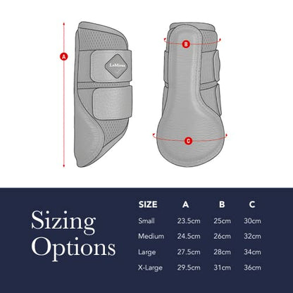 LeMieux Fleece Edged Mesh Brushing Horse Boots - Protective Gear and Training Equipment - Equine Boots, Wraps & Accessories (White - Medium)