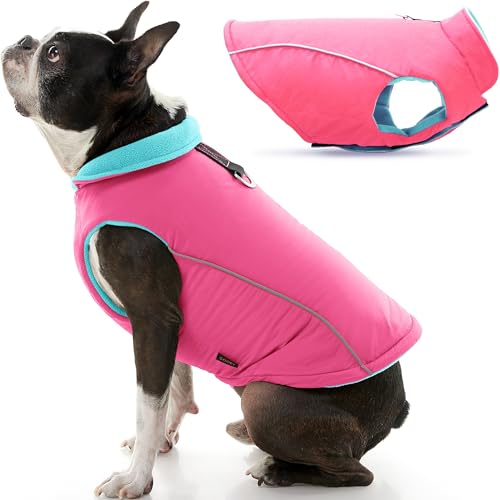 Gooby Sports Vest Dog Jacket, Pink, Medium - color: Pink, size: Medium chest (~16.5")