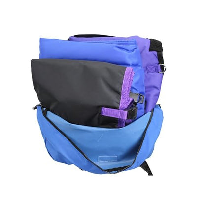 Horse and Calf Roping 3 Ropes Carry Bag Custom Designed with Reflective and Overlay Trims by Tahoe Tack - color: Black