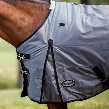 Country Pride Arctic Shield Heavyweight Turnout Blanket, 1680D Ballistic Nylon, 300g Insulation, Waterproof and Breathable, Shoulder Gussets and Tail Cover, Adjustable Double Buckle Front (68) - size: 68
