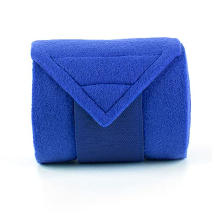 Horse Polo Wraps 2.5m Equestrian Leg Bandage Wrap Set of 4 Packs - color: Blue - 2.5m