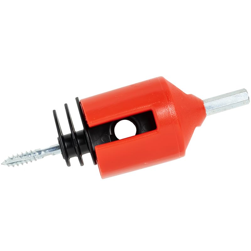 Premier 1 TuffRing™ Screw-in Insulator for Wood Posts – Low-Tension, Black - style: Box of 65 - Black