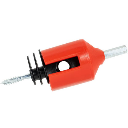 Premier 1 TuffRing™ Screw-in Insulator for Wood Posts – Low-Tension, Black - style: Box of 65 - Black