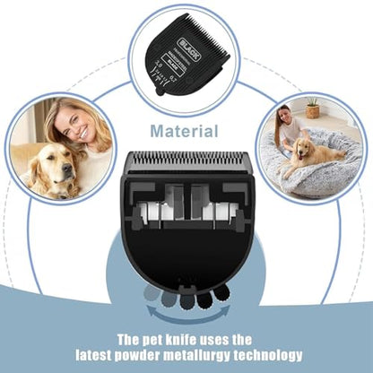 1PCS Adjustable 5 in 1 Replacement Blades Compatible with Wahl 5 in1 Clipper Bravura, Chromado, Creativa, Figura, Motion, Supergroom Dog Grooming Clippers (Black) - color: (BLACK-1